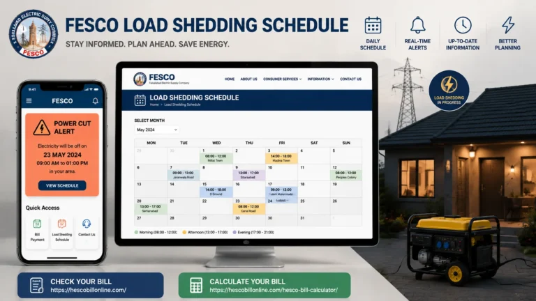 FESCO Bill Load Shedding
